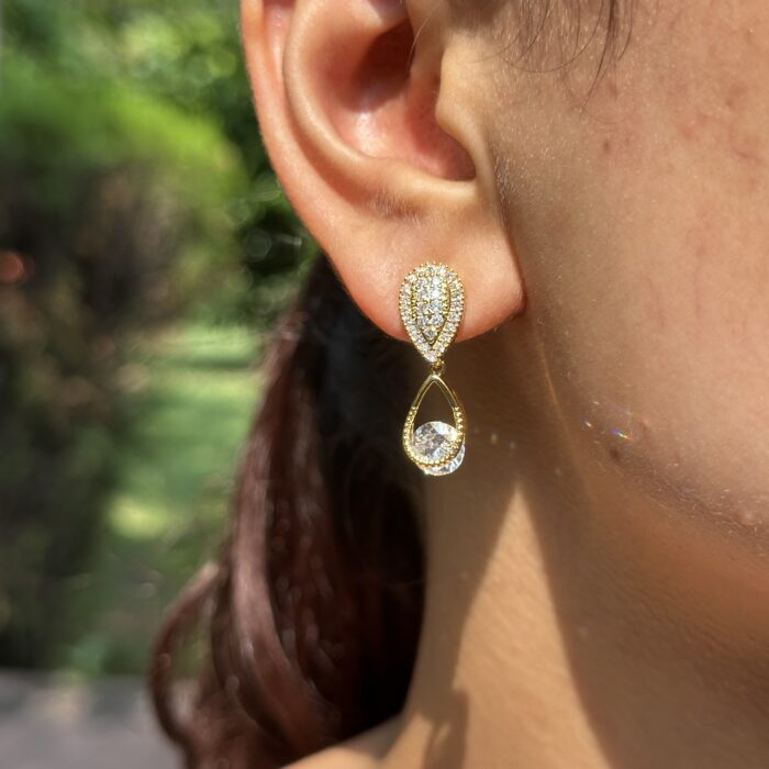 Dazzle Drop Earrings - Image 3