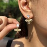 Pearl Bow Earrings