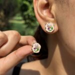 Tulip Enamel Earrings