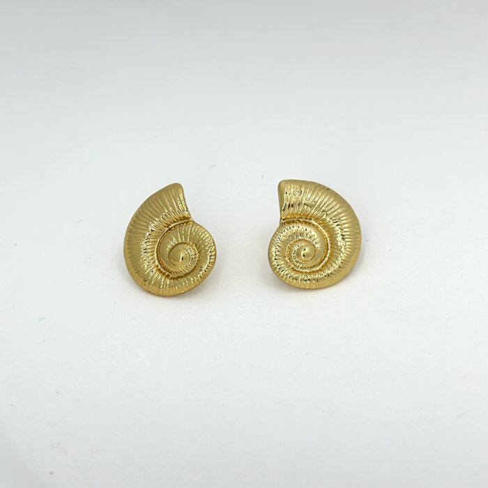 Seashell Spiral Earrings - Image 2