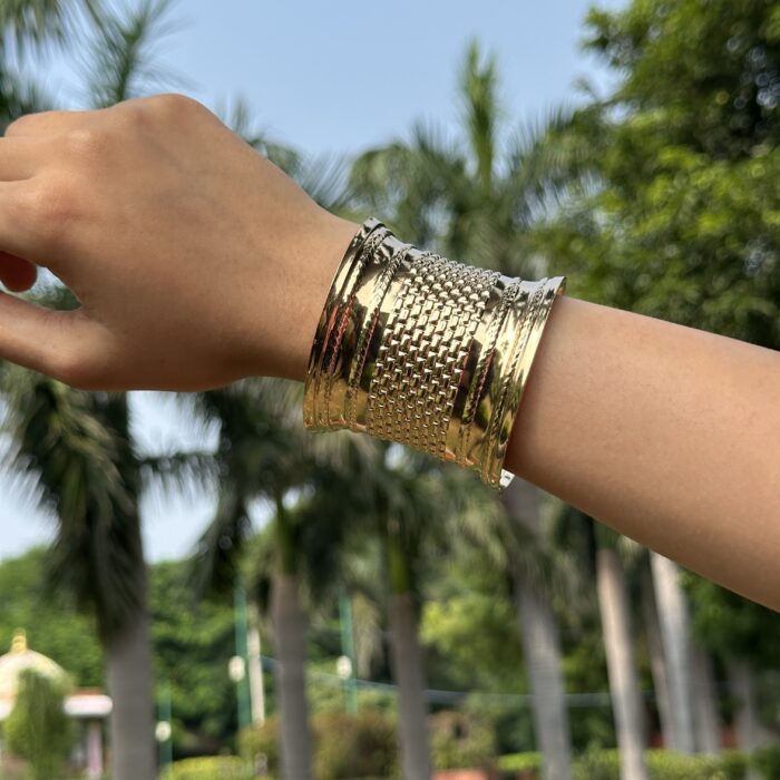 Sculpted Weave Cuff - Image 1