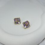 Lilac Lotus Studs - Image 3
