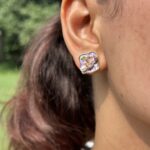 Lilac Lotus Studs - Image 5
