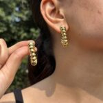 Ribbed Chunky Hoops - Image 2
