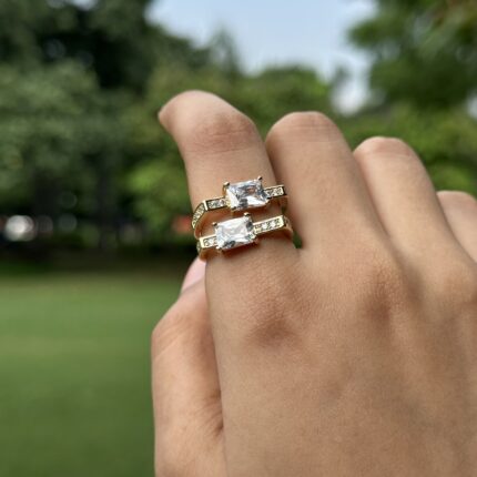 Twin Radiance Ring