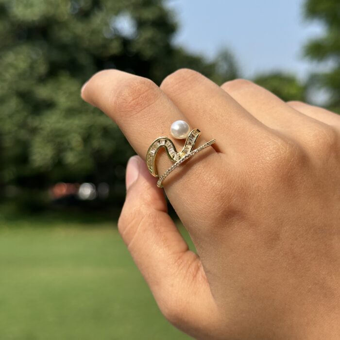 Tidecrest Pearl Ring - Image 4