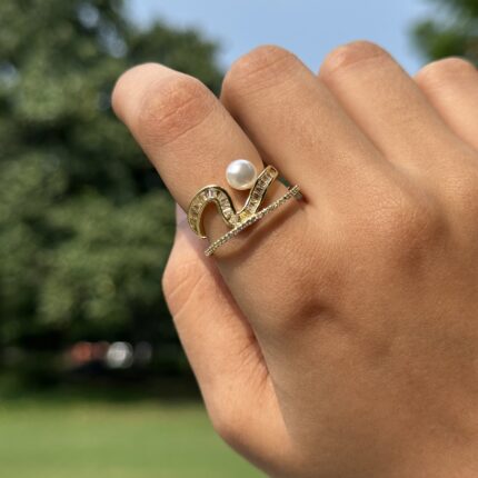 Tidecrest Pearl Ring