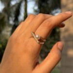 Pearl Curve Ring