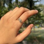 Twin Wave Ring