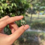 Emerald Leaf Wrap Ring - Image 2