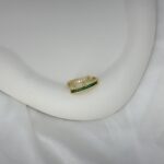 Emerald Dual-Band Huggie - Image 4