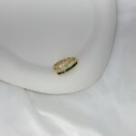 Emerald Dual-Band Huggie - Image 6