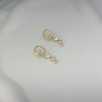 Open Frame Drop Earrings - Image 4