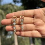 Open Frame Drop Earrings - Image 2