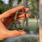Emerald Line Bangle - Image 4