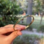 Emerald Line Bangle - Image 5