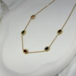 Aura Bezel Necklace - Image 4
