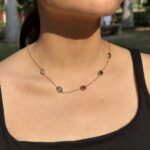 Aura Bezel Necklace