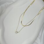 Solitaire Stream Necklace