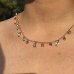 Dainty Drop Crystal Necklace - Image 2