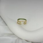 Emerald Duo Band Ring - Image 4