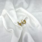 Single Stone Huggies - Image 3