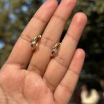 Single Stone Huggies - Image 4