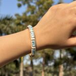 Aqua Enamel Bracelet