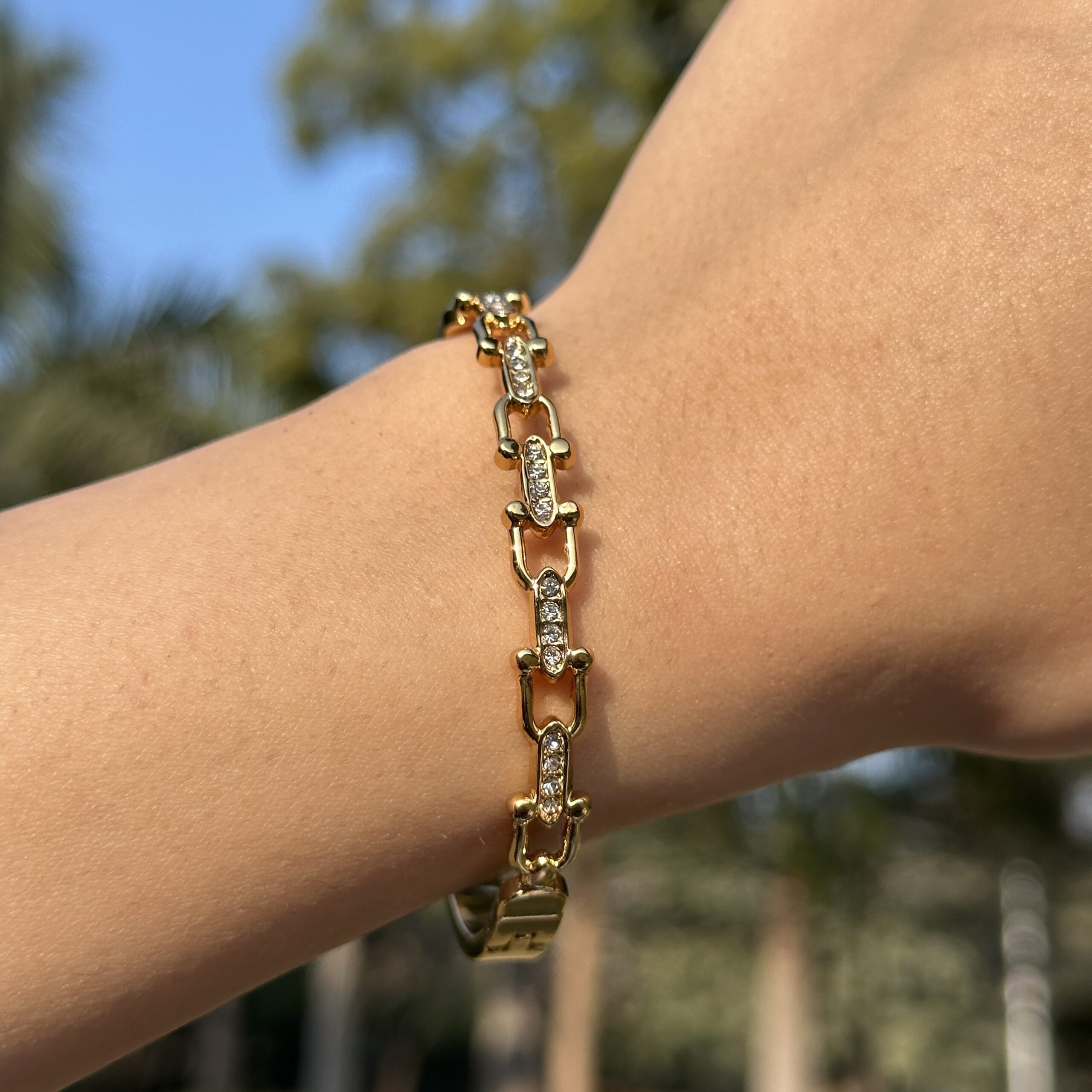 84.2 Studded Bar Bracelet - Image 1