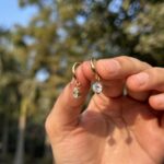 Solitaire Drop Earrings - Image 3