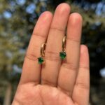 Classic Emerald Earrings - Image 2