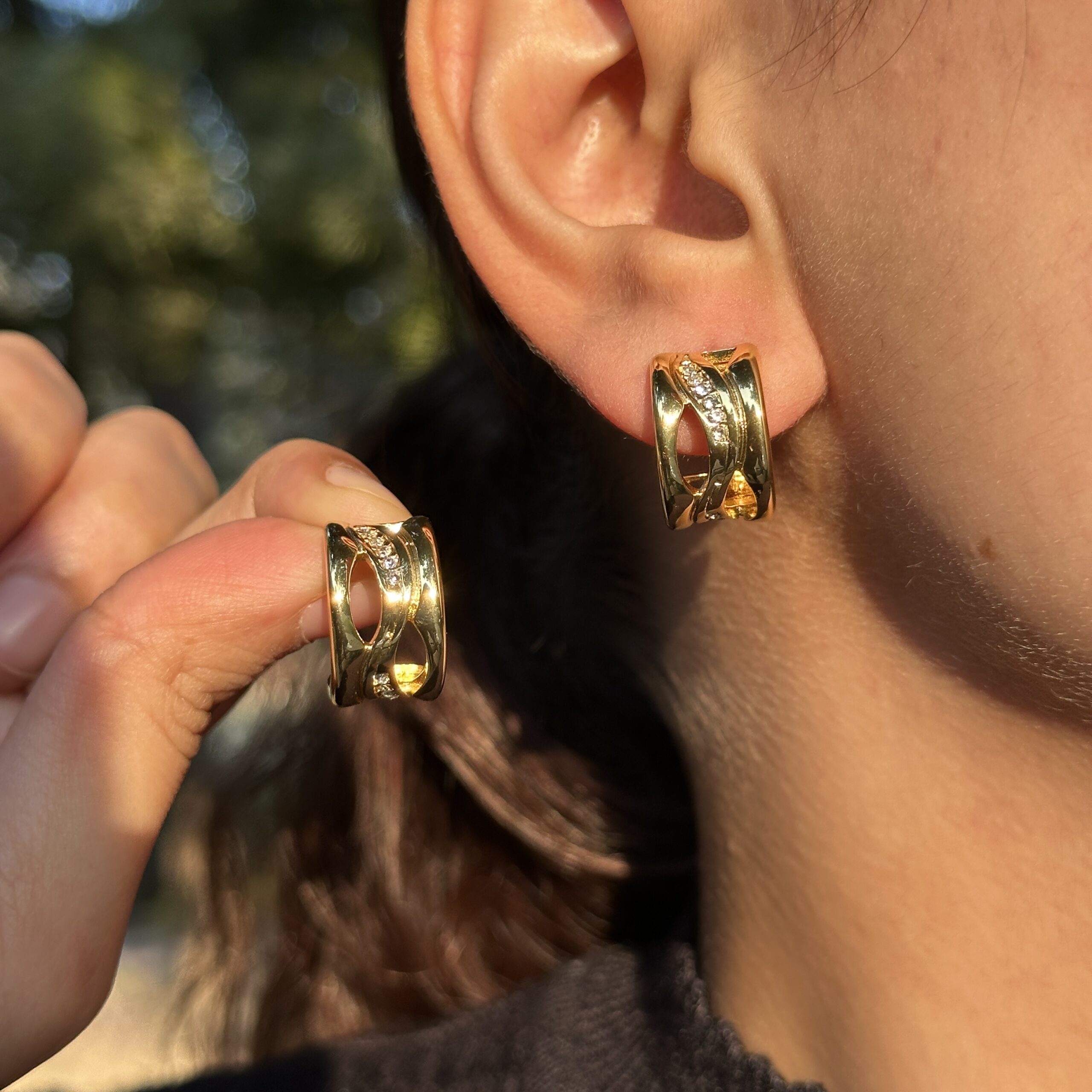 104.1 Linea earrings - Image 1