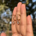 Mini Heart Drop Huggies - Image 3