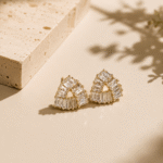 Triangle Crystal Studs - Image 3