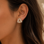 Triangle Crystal Studs - Image 2