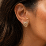 Crystal Strawberry Earrings