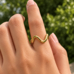 Wavy Line Ring