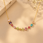 Rainbow Crystal Necklace - Image 2