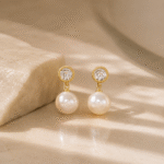 Pearl Drop Earrings - Image 2
