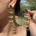 Meher Bird Frame Earrings