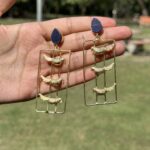 Meher Bird Frame Earrings - Image 2