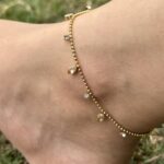 Stone Charm Anklet