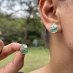 Mint Pearl Earrings