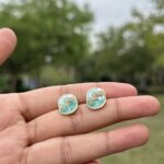 Mint Pearl Earrings - Image 3