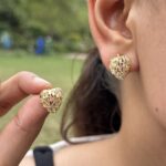 Crystal Strawberry Earrings