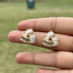 Triangle Crystal Studs - Image 2