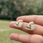 Triangle Crystal Studs - Image 3