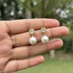 Pearl Drop Earrings - Image 2