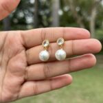Pearl Drop Earrings - Image 3